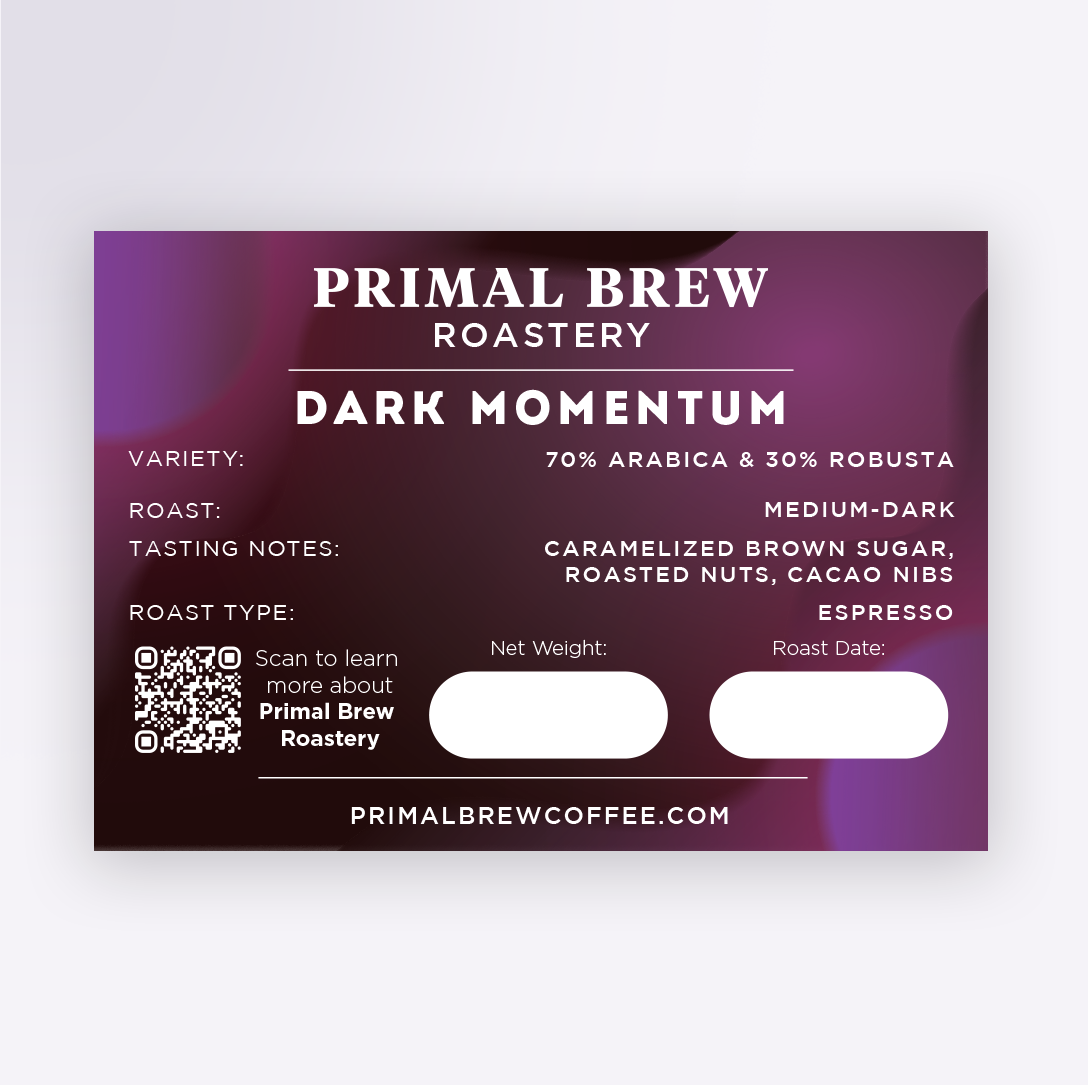 Dark Momentum | Signature Arabica & Robusta Blend | Roasted Coffee