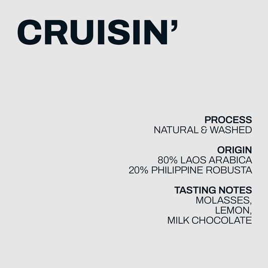 Cruisin' | Roasted Coffee | Blend — Information artwork