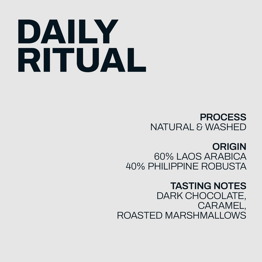 Daily Ritual | Roasted Coffee | Blend — Information artwork