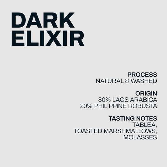 Dark Elixir | Roasted Coffee | Blend — Information artwork