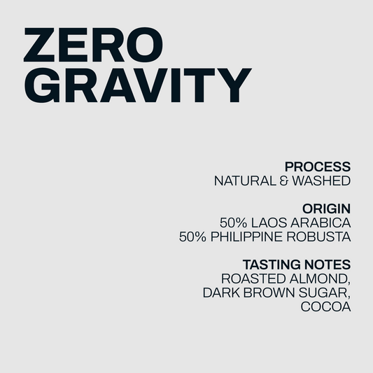 Zero Gravity | Roasted Coffee | Blend — Information artwork