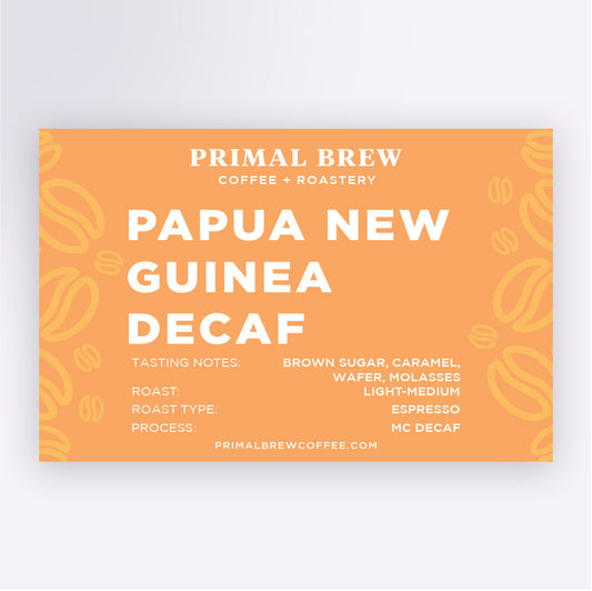 Papua New Guinea Decaf | Roasted Coffee | Primal Brew