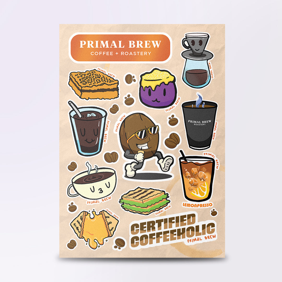 Primal Brew Stickers Set