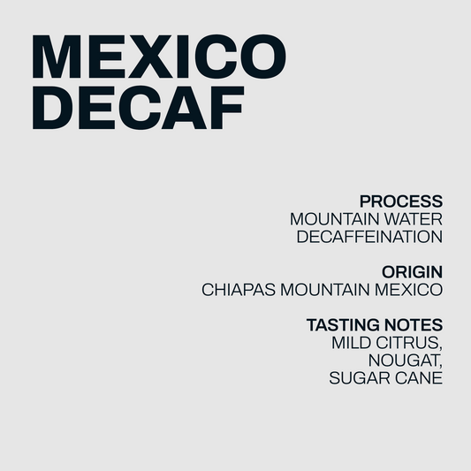 Mexico Decaf information