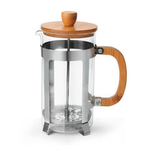 Load image into Gallery viewer, 600ML Bamboo French Press Coffee Maker
