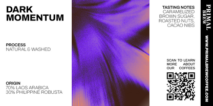 Dark Momentum | Roasted Coffee | Blend — Roasted coffee bag artwork