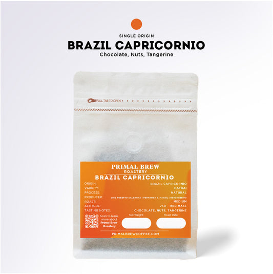 Brazil Capricornio | Roasted Coffee Single Origin Specialty Arabica | Primal Brew