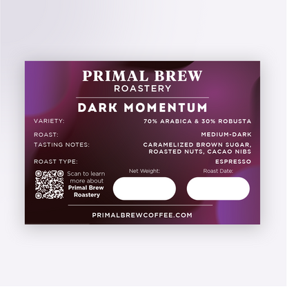 Dark Momentum | Single Dose | Signature Arabica & Robusta Blend
