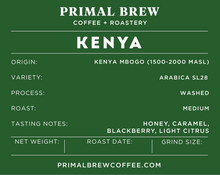 Load image into Gallery viewer, Kenya Mbogo | Single Origin | Specialty Coffee
