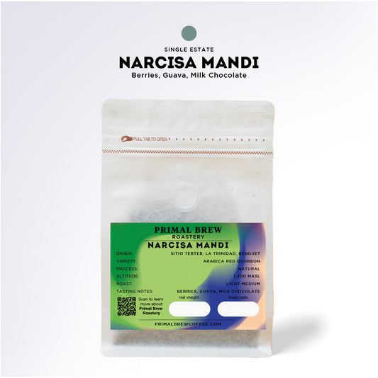 Narcisa Mandi | Roasted Coffee Single Origin Specialty Arabica | Primal Brew