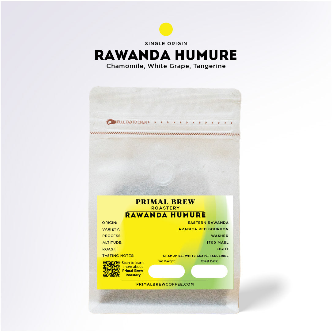 Rawanda Humure | Roasted Coffee Single Origin Specialty Arabica | Primal Brew