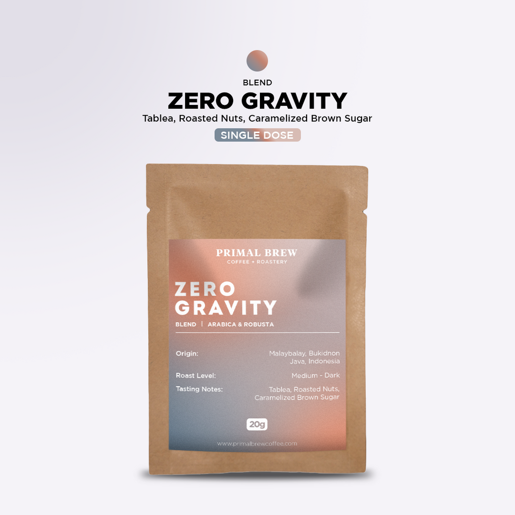 Zero Gravity | Single Dose Coffee | Arabica & Robusta Blend