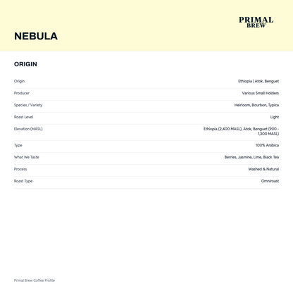 Nebula | Roasted Coffee | Blend — Origin